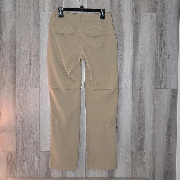 Columbia Kestrel Trail Stretch Convertible Pants‎ Shorts Khaki Womens Size 6R - Picture 2 of 11